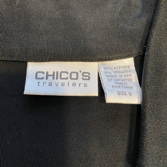 Chico's Black Travelers Jacket - Picture 3 of 8